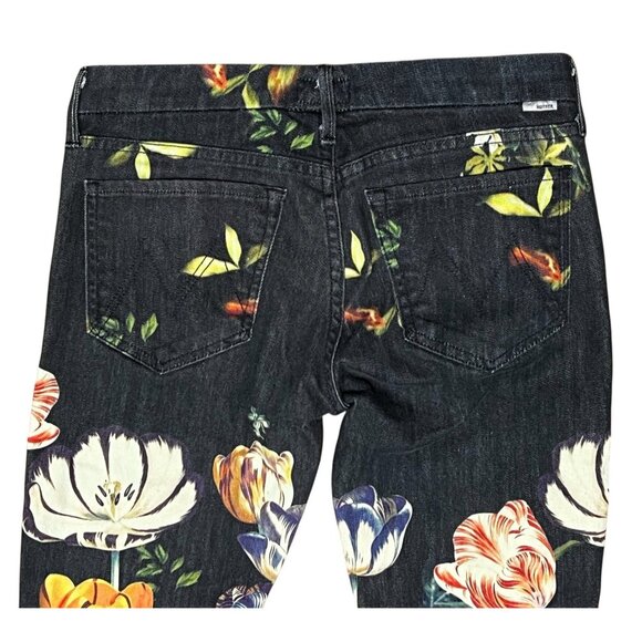 MOTHER Women Jeans 26 The Looker in He Kissed Me Between the Gardenias & Daisies - Picture 15 of 16